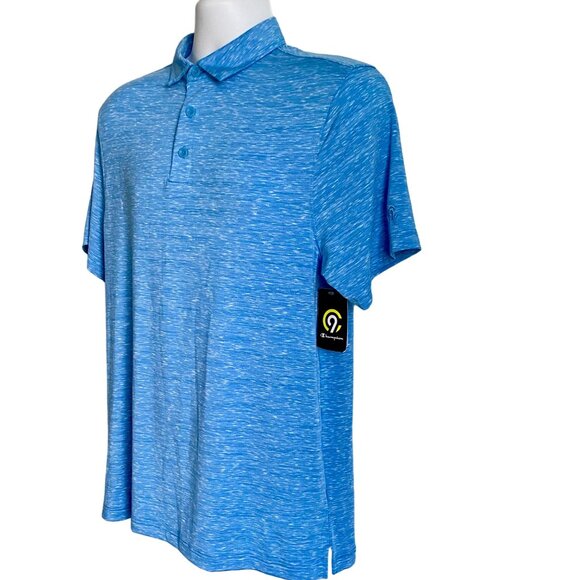 Champion C9 Blue Polo Shirt Moisture-Wicking UV Protection Men's Medium NEW NWT - Picture 3 of 10